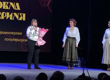 У філармонії відбулася урочиста презентація традиційної колекції вбрання для групи автентичного співу зразкової вокально-хорової студії «Домінус»
