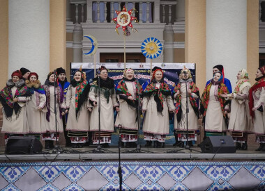Пісенно-танцювальний ансамбль «Полтава» взяв участь в обласному різдвяному фестивалі