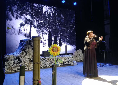 Блокпост, заслужена артистка України Наталія Іванченко до дня Гідності і Свободи